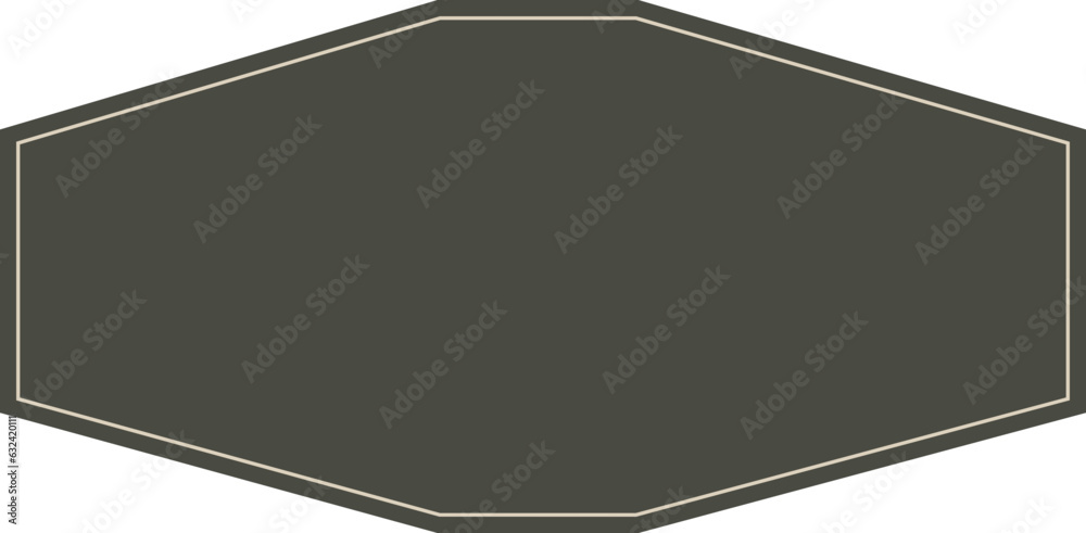 Aufkleber vector blank frame and label grey color
