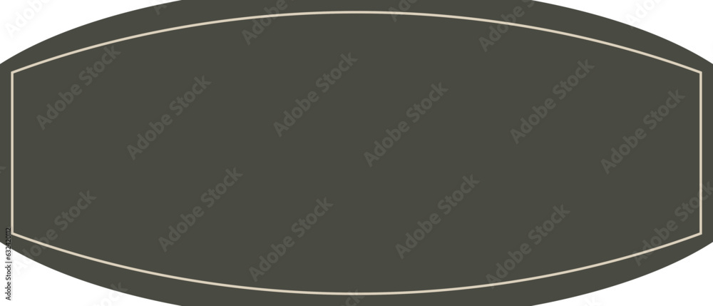 Aufkleber Vector blank frame and label grey color