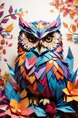 Graceful Owl An Origami Delight style 