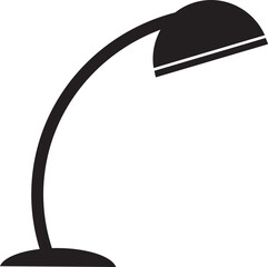 Vector desk lamp icon