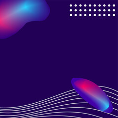 Liquid Fluid Minimal Purple Background, With Neon Color Lighting and Simple Wave Mesh