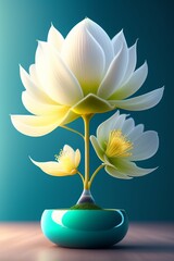 lotus in a vase