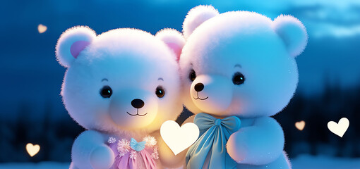 Fototapeta premium cute teddy bear, AI generated