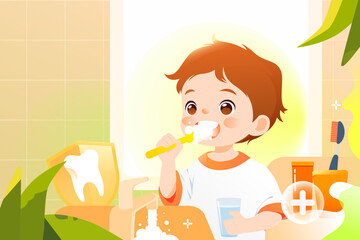 National tooth love day, protect teeth, world dentist day, dental health illustration