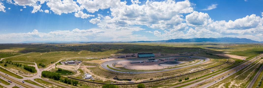 Aerial photo Pikes Peak International Raceway
