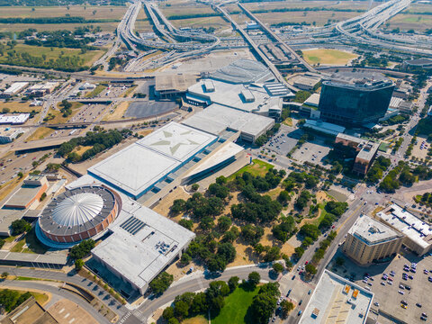 Aerial photo Kay Bailey Hutchison Convention Center Dallas