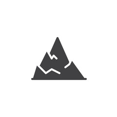 Fototapeta premium Mountains vector icon