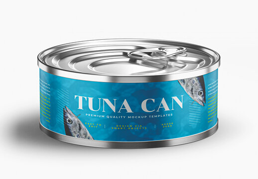 Tuna Tin Can Mockup