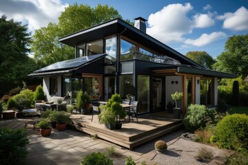 Generative AI - Embracing Solar Energy: A Modern Home for a Sustainable and Climate-Resilient Future