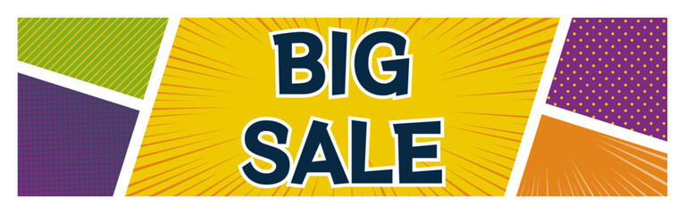 背景素材_漫画_カラフル