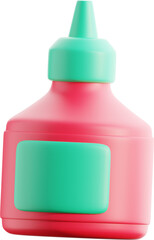 Glue stationary 3D icon