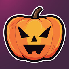 ハロウィンのかぼちゃのイラスト