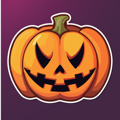 ハロウィンのかぼちゃのイラスト