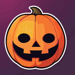 ハロウィンのかぼちゃのイラスト