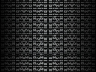 Black metal texture steel background. Perforated metal sheet.