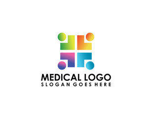 People Care Logo and Icon Template