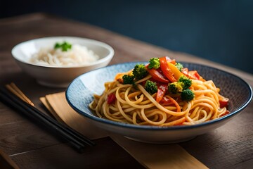 spaghetti with shrimp