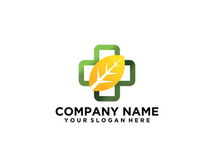 Medical pharmacy logo design template.- vector illustrator