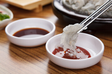 korean style raw fish