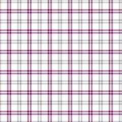 Gingham seamless pattern. Pink background texture. Checked tweed plaid repeating wallpaper. Fabric design.