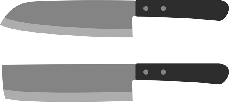 包丁のイラスト　kitchen knife