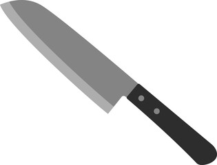包丁のイラスト　kitchen knife