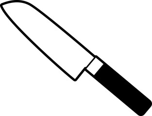包丁のイラスト　kitchen knife