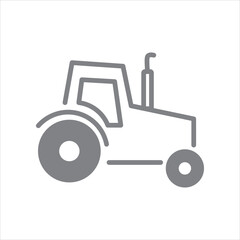 tractor icon vector illustration symbol