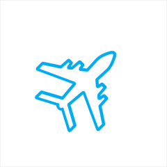 airplane icon vector illustration symbol