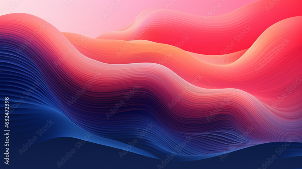 Poster a visually stunning abstract background with smooth animations and transition