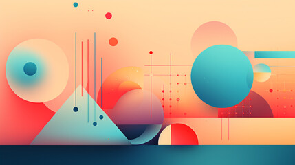 Obraz premium abstract geometric background