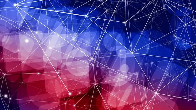 Depth and flow unveiling the visual rhythm of connected lines in digital patterns. The magic of movement exploring the visual effects of computer generated connectivity