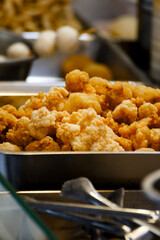 close-up of Taiwan fried chicken