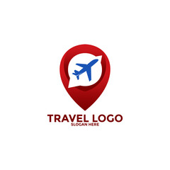 Travel logo icon vector, Simple Travel Agency logo template