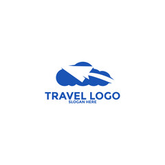 Travel logo icon vector, Simple Travel Agency logo template
