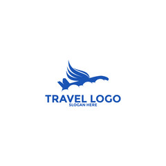 Travel logo icon vector, Simple Travel Agency logo template