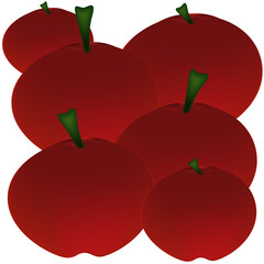 red fruit apple with sweet car Apple is a useful fruit.