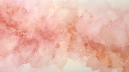 Fototapeta premium Close up of a blush Watercolor Texture. Artistic Background 