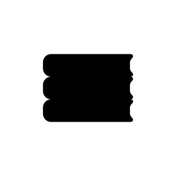 recommend clip art: Book stack in silhouette icon. Three thick books with glasses vector illustration in unique and trendy flat style. Editable graphic resources for many purposes. 