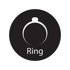ring icon vector