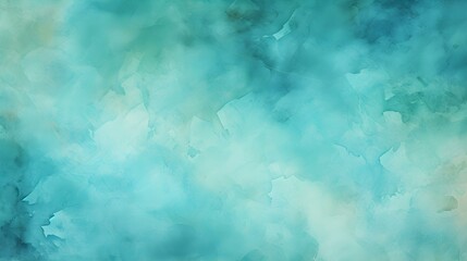 Close up of a turquoise Watercolor Texture. Artistic Background
