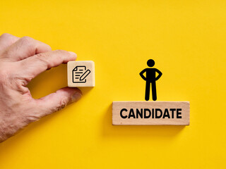 Business job offer. Contract proposal from an employer to a job candidate. Employment and...