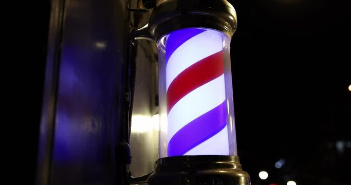 Barbershop barbeshop and barbershop symbol. Lantern beauty salon symbol