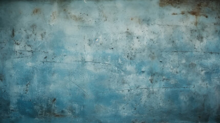 old aged concrete wall. blue concrete wall background.	