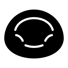 beanbag glyph icon