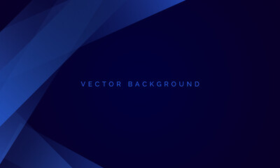 Dark blue modern abstract shape dynamic gradient business background