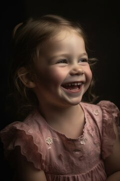Eternal Joy Candid Child Portrait Evokes Warmth and Laughter