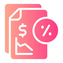 decrease gradient icon