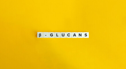 Beta-glucans, β-glucans. Low Cholesterol, Soluble Dietary Fiber Concept.