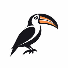 Toucan Bird Head Symbol Illustration